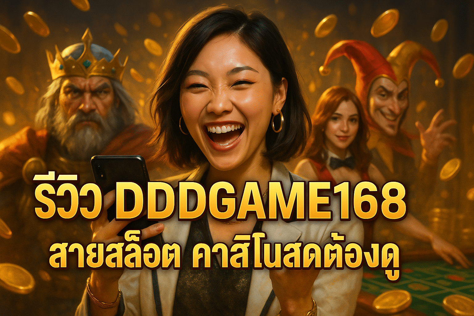 รีวิว DDDGAME168 สายสล็อต คาสิโนสดต้องดู