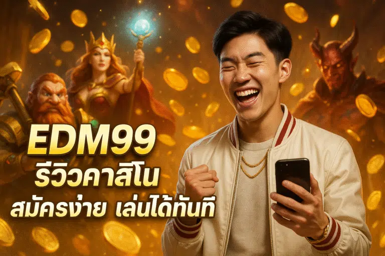 EDM99 รีวิวคาสิโน สมัครง่าย เล่นได้ทันที