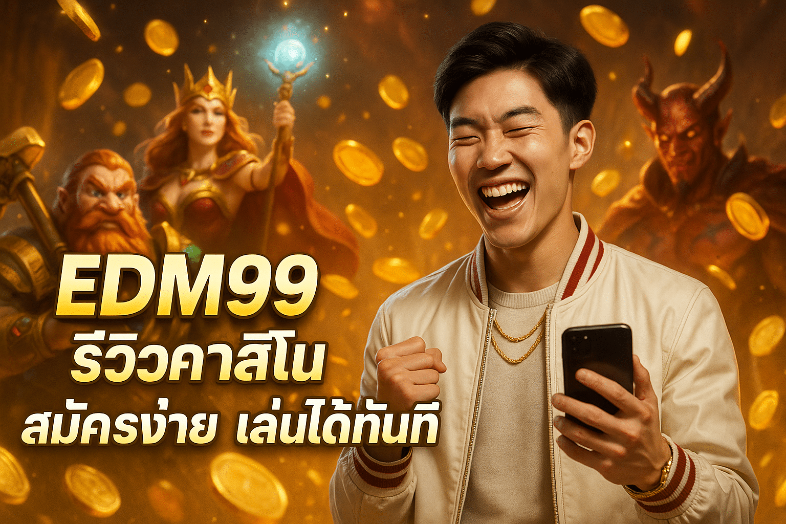 EDM99 รีวิวคาสิโน สมัครง่าย เล่นได้ทันที