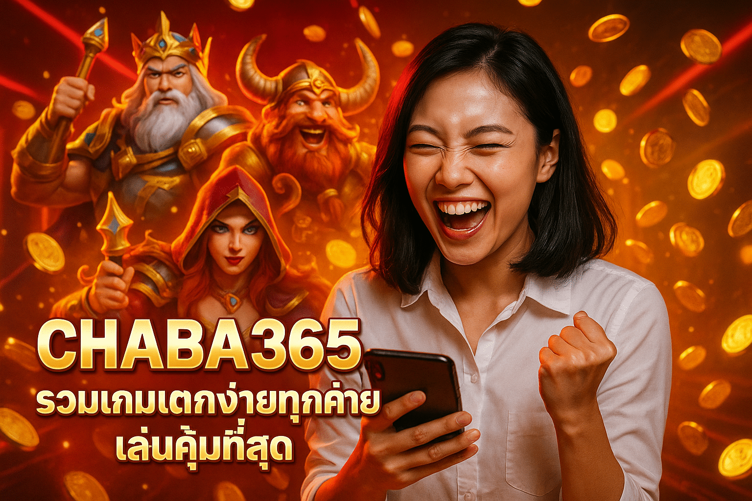 CHABA365 รวมเกมแตกง่ายทุกค่าย เล่นคุ้มที่สุด